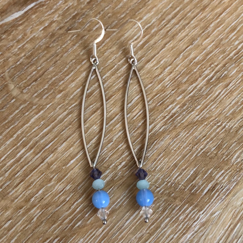 Sterling Beaded Earrings